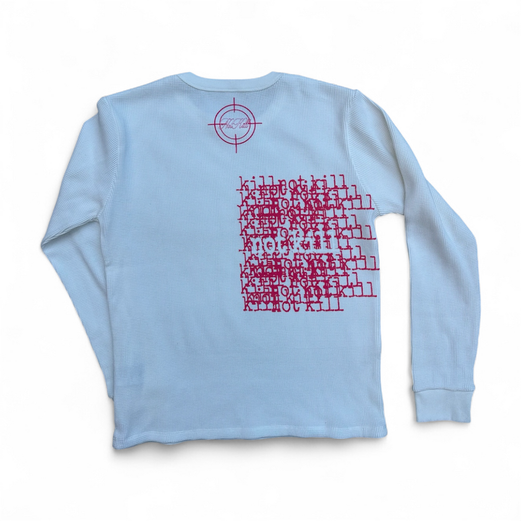 THERMAL NOTKILL V1 PINK SHIRT (WHITE)