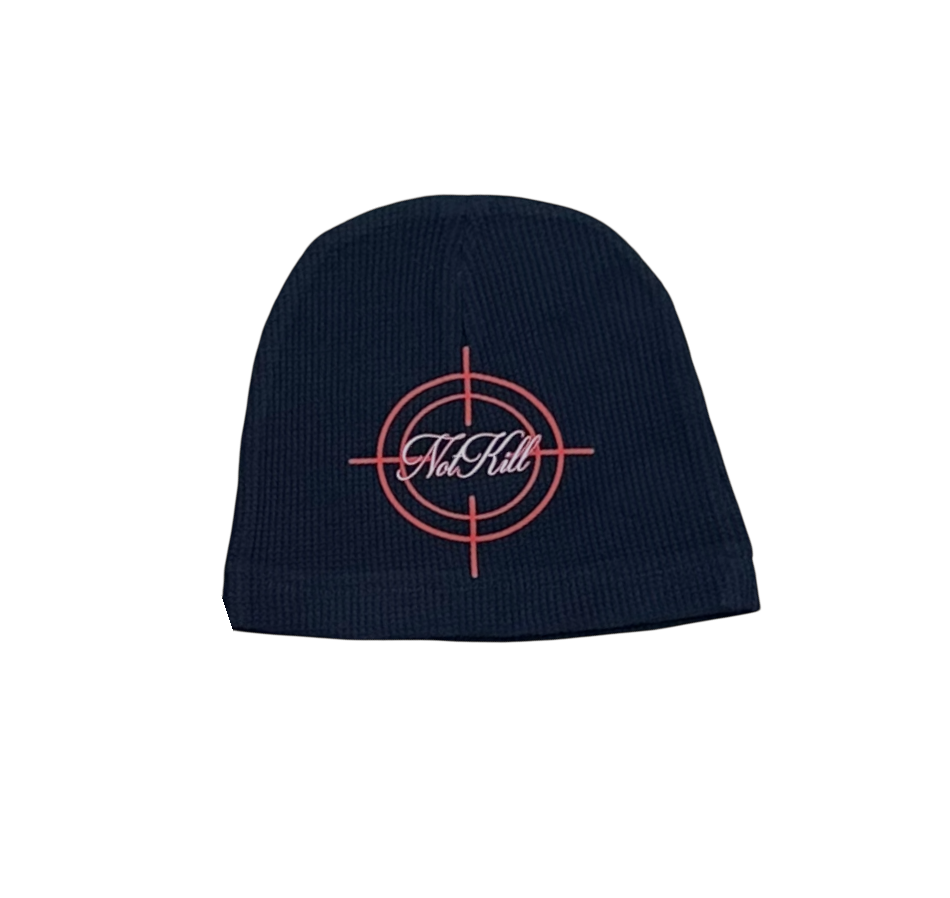 THERMAL NOTKILL V1 PINK BEANIE (BLACK)